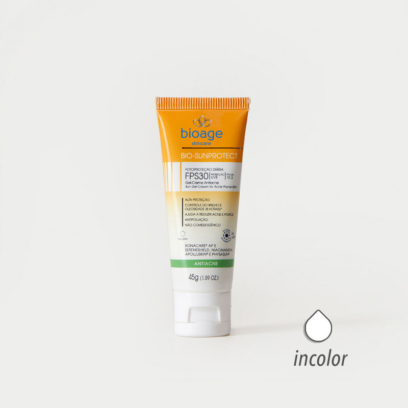 9670 - Protetor Solar Antiacne INCOLOR FPS 30 - 45G