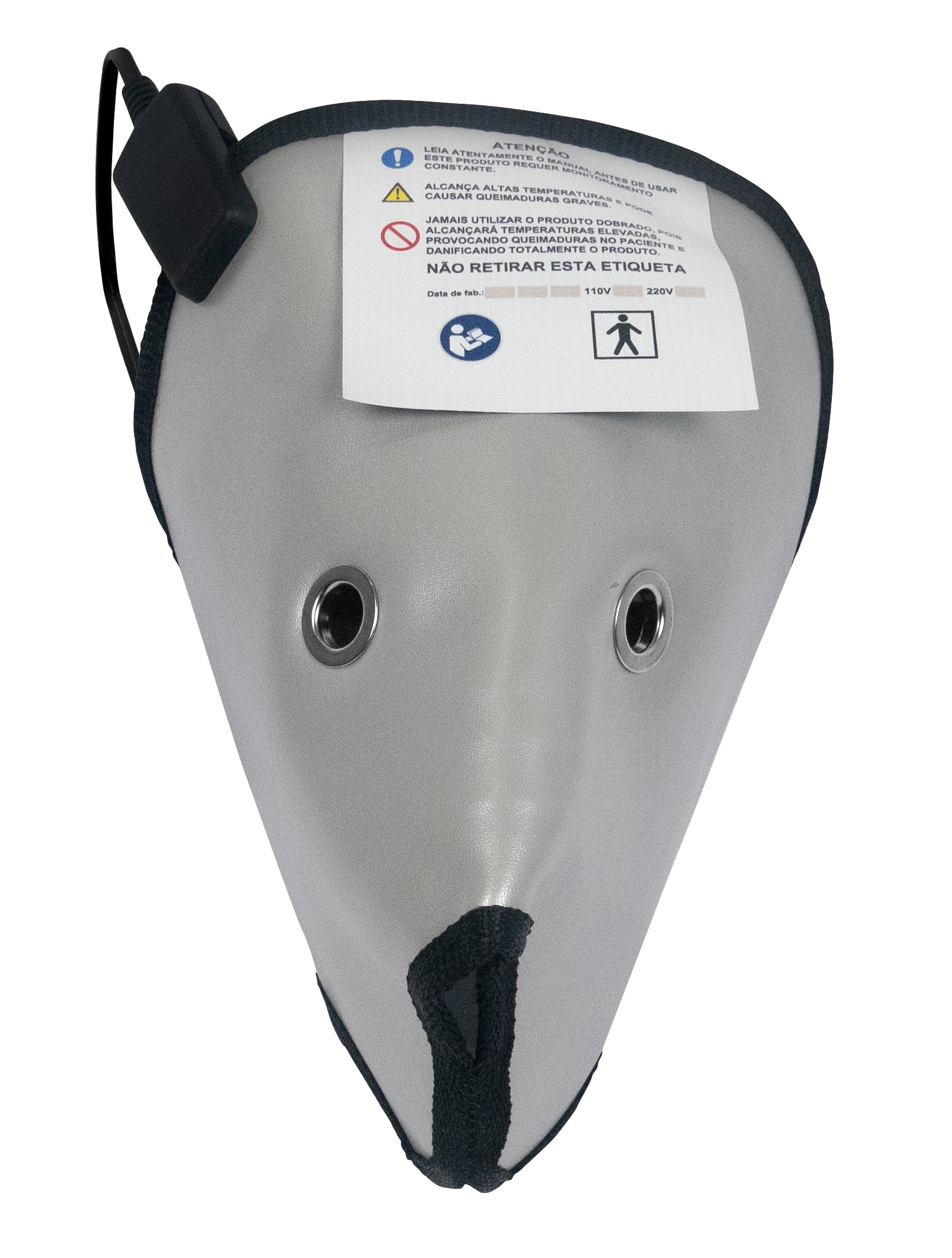 Máscara Térmica Facial Cinza Estek 110V