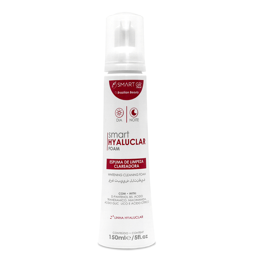 Smart Hyaluclar Foam - Espuma de Limpeza Clareadora - 150 ml - Smart GR- 1